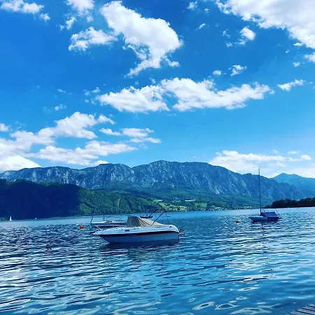 Seepension Neubacher KG Nussdorf am Attersee Exterior foto
